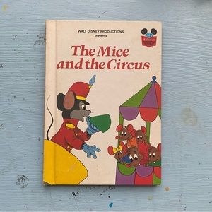 70s Vintage Disney Book: The Mice and the Circus Book featuring Dumbo